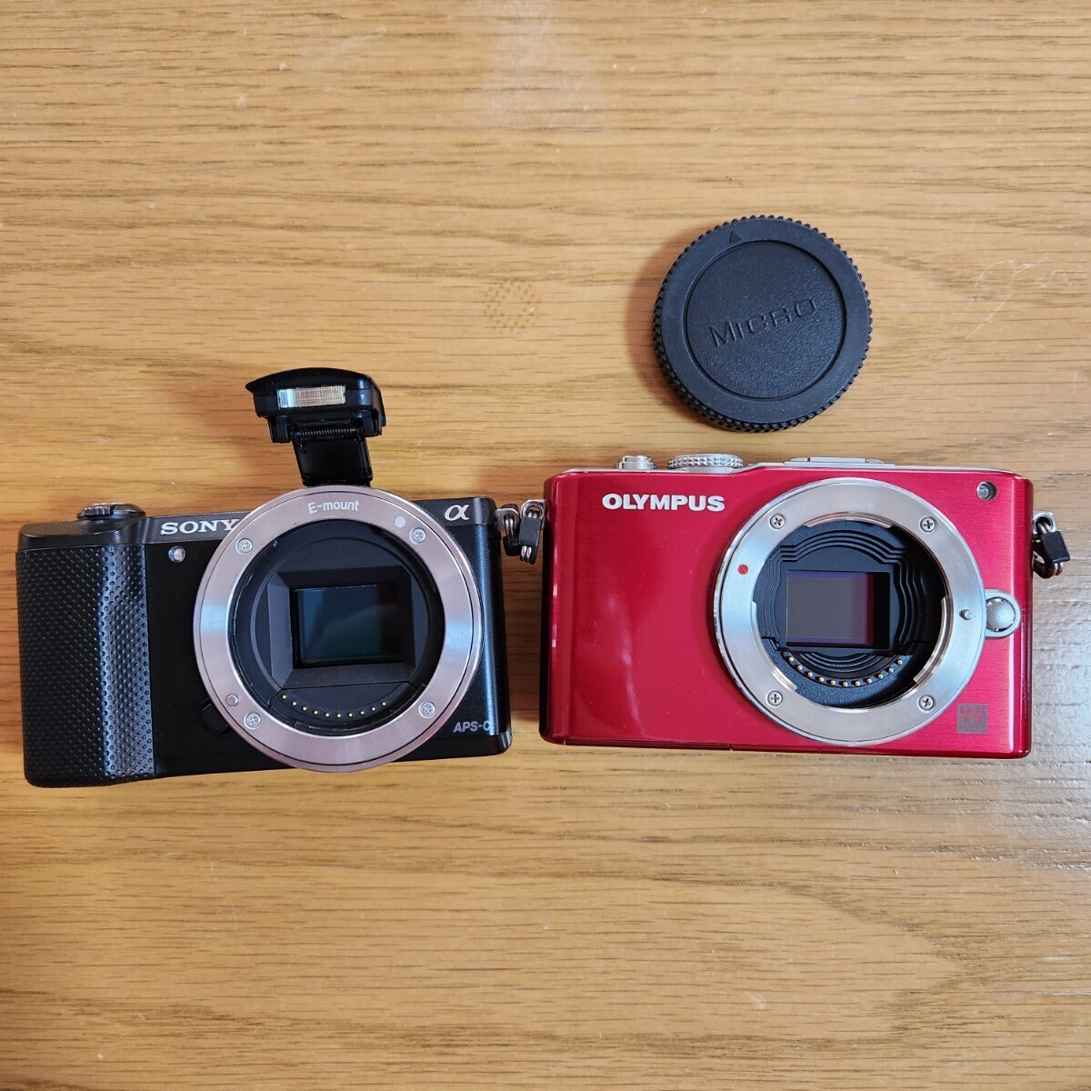 SONY Sony OLYMPUS Olympus α5000 PEN Lite E-PL3 беззеркальный однообъективный камера корпус черный красный 