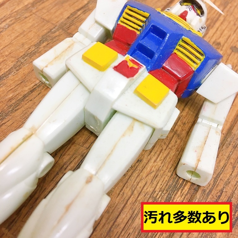 旧バンダイ?/機動戦士ガンダム/完成品/プラモデル/rx-78/モビルスーツ/テレビアニメ/箱付き/コレクション/ジャンク/bandai/gundam/cp16_画像5