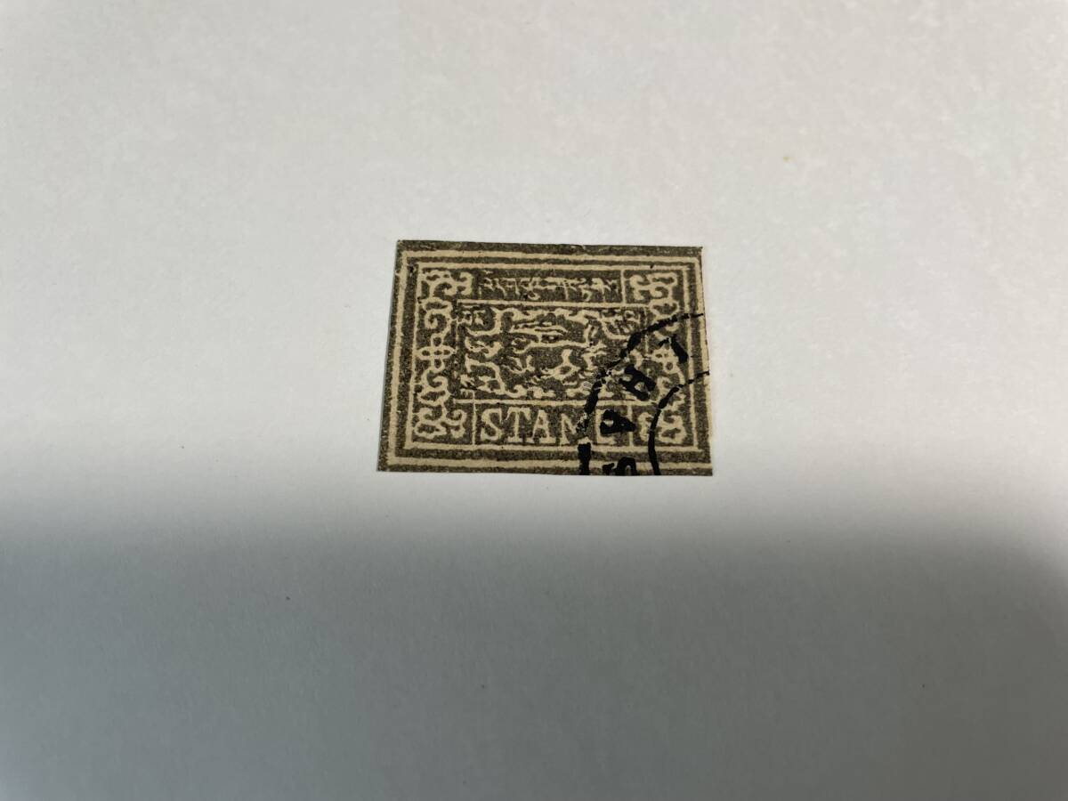 中国切手 チベット 公文切手 使用済１枚 本物保証の画像2