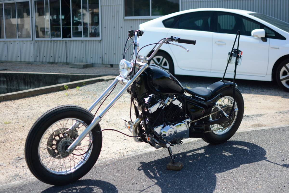 YAMAHA XV250 Virago　動画有り　chopper ビラーゴ250　カスタム　チョッパー　ロングフォーク　ドラッグスター　マグナ　_画像2