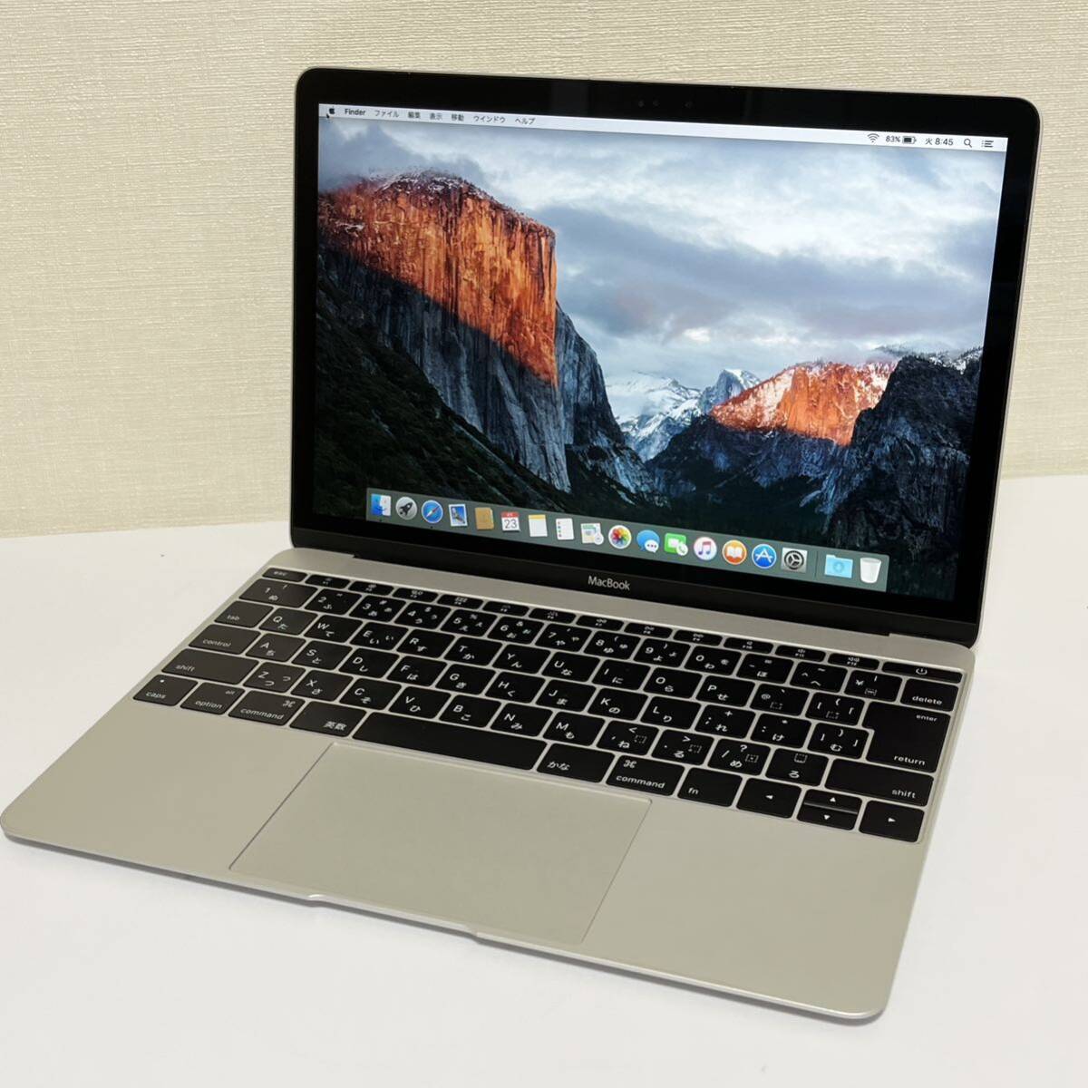 **1 jpy start ** free shipping ** Apple MacBook 12 -inch Early 2015 silver A1534 operation verification settled 