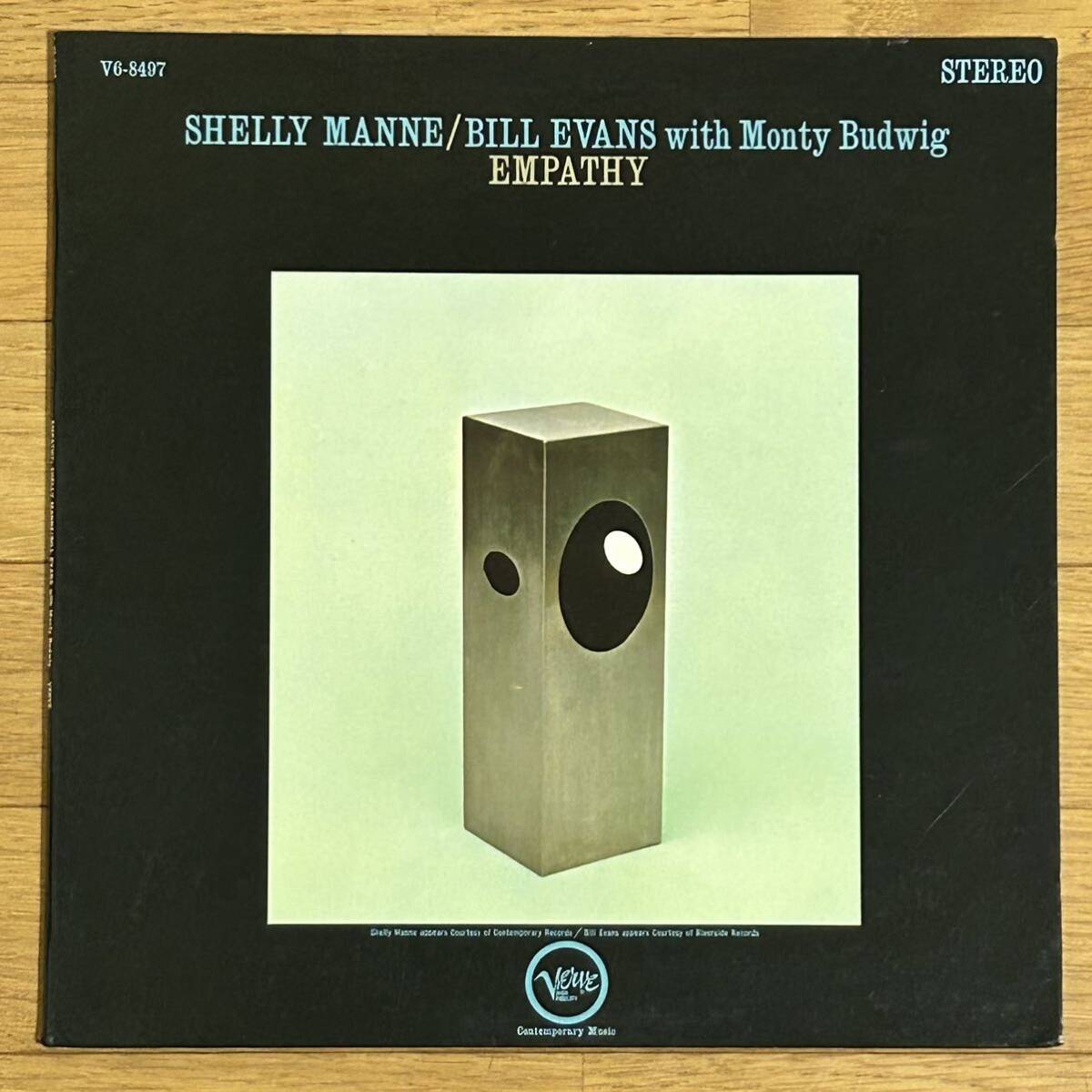 【高音質！DGあり】USオリジナル盤 Stereo Empathy / Shelly Manne / Bill Evans With Monty Budwig Verve V6-8497 超音波洗浄済　エバンス_画像1