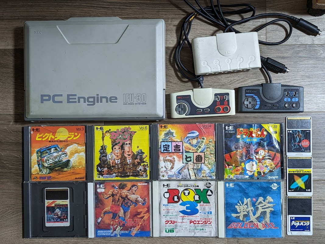 作動保証/除菌済 初期 PCエンジン 中古 本体 箱説付 作動一式a 作動保証/除菌済 初期 PCエンジン 中古 本体 箱説付 作動一式a
