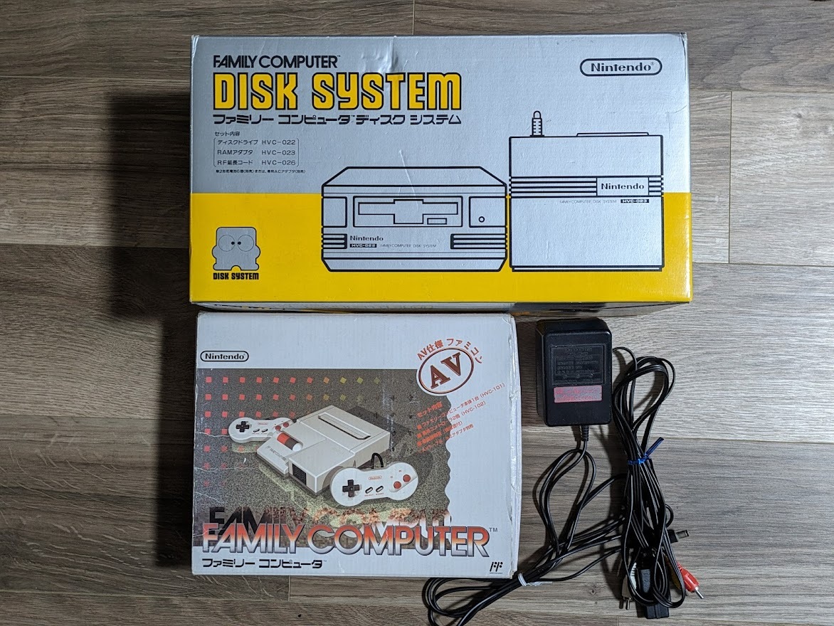 ジャンク品】全2本 ニューファミコン ディスクシステム アダプタ ジャンク品】全2本 ニューファミコン ディスクシステム アダプタ