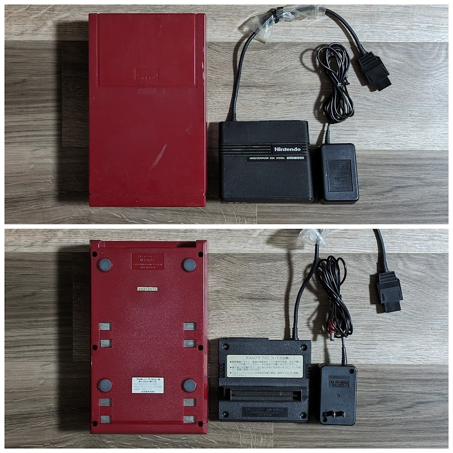 ジャンク品】全2本 ニューファミコン ディスクシステム アダプタ ジャンク品】全2本 ニューファミコン ディスクシステム アダプタ