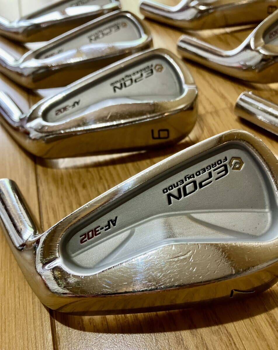 名器☆綺麗め / エポン AF-302 / 4〜PW / アイアン ヘッドのみ / EPON 至高の打感 遠藤製作所_画像1