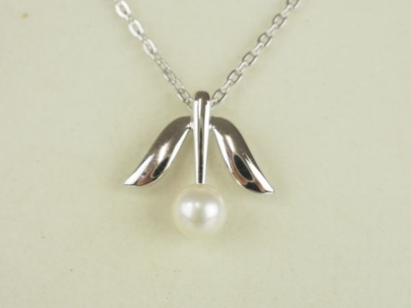 MIKIMOTO Tasaki Shinju SILVER pendant necklace 12 point together Mikimoto tasaki pearl silver accessory 