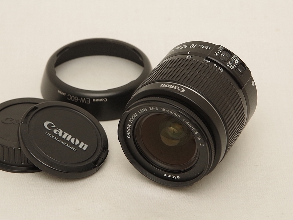 動作確認済　訳あり　Canon　EF-S　18-55mm F3.5-5.6 IS II　キヤノン　APS-C　デジタル一眼レフ用_画像1