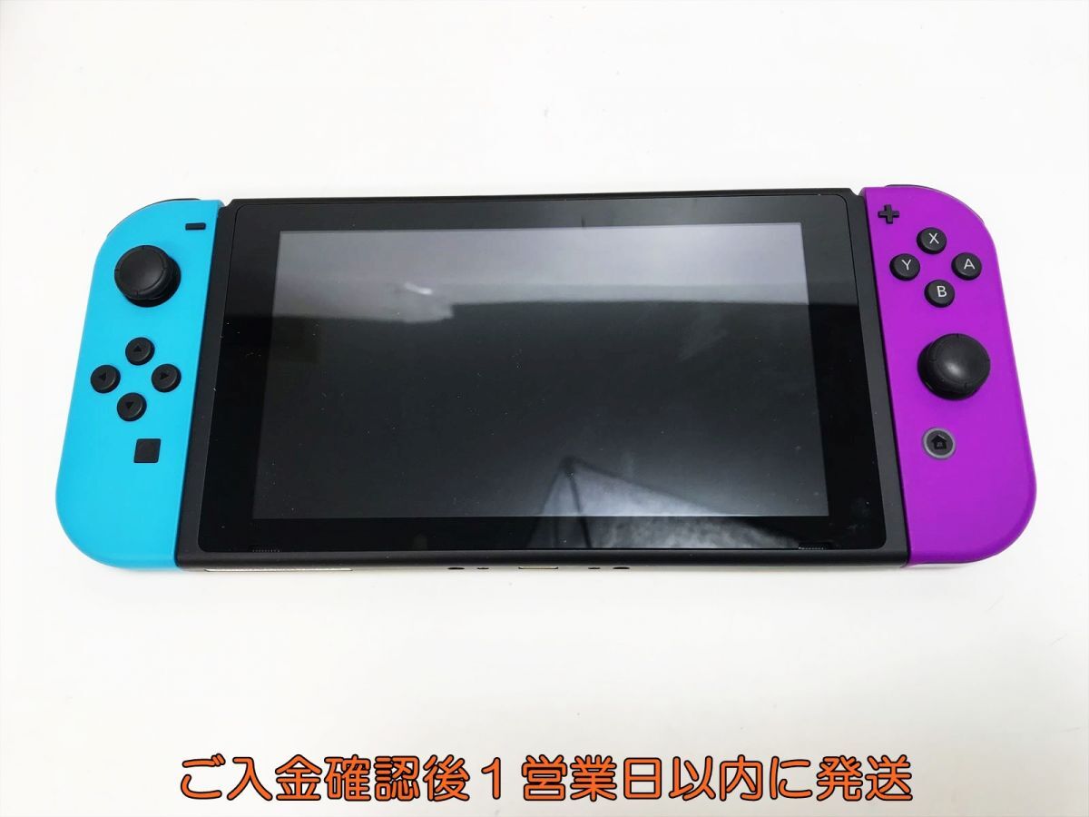 [1 jpy ]Nintendo Switch my Nintendo store body set neon blue / purple the first period ./ operation verification settled G03-297yk/G4