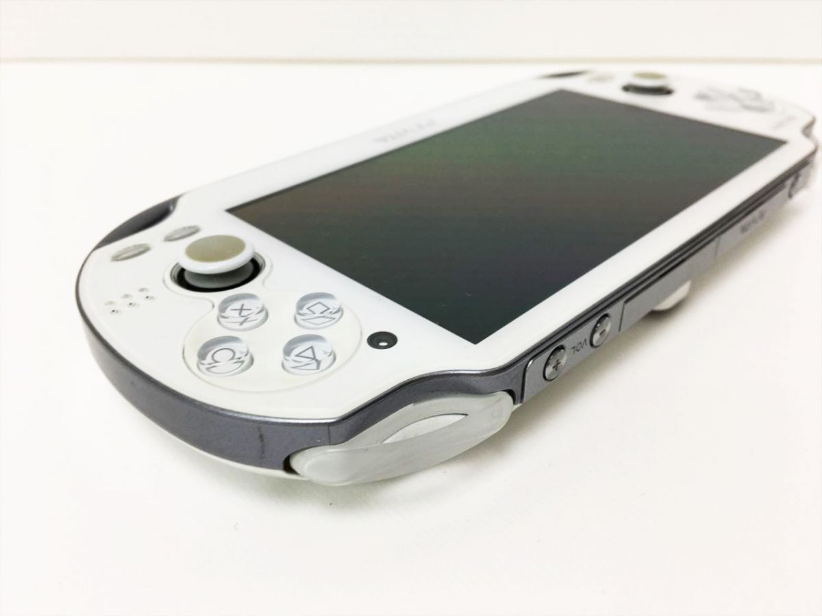 [1 jpy ]PSVITA body set white PCH-1000 SONY Playstation Vita operation verification settled J01-708rm/F3