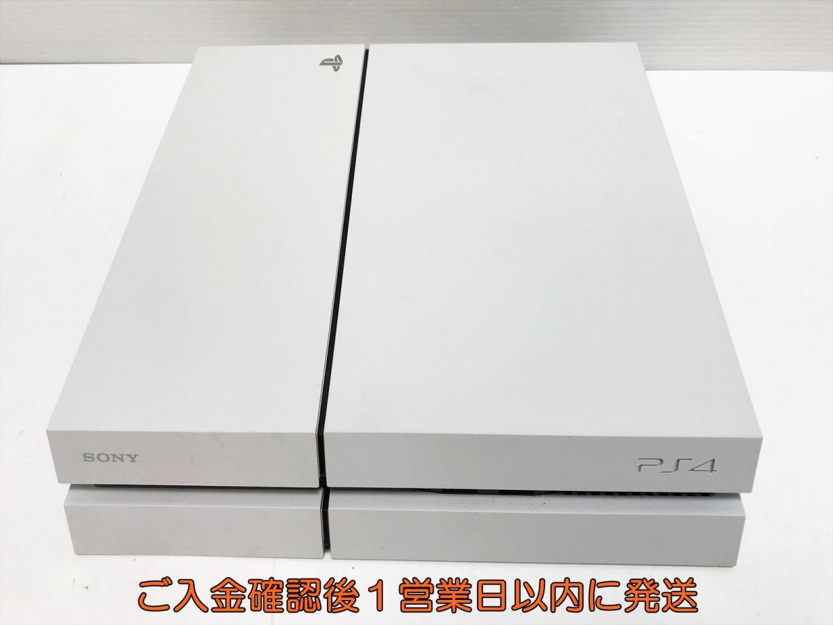 【1円】PS4 本体 500GB ホワイト SONY PlayStation4 CUH-1100A 未検品ジャンク プレステ4 G09-392yk/G4の画像2