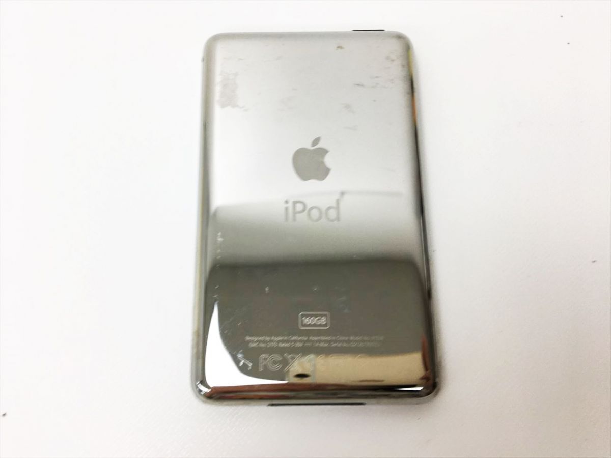 【1円】Apple iPod classic 本体 160GB A1238 ブラック 未検品ジャンク アイポッド クラシック H03-1001rm/F3の画像2