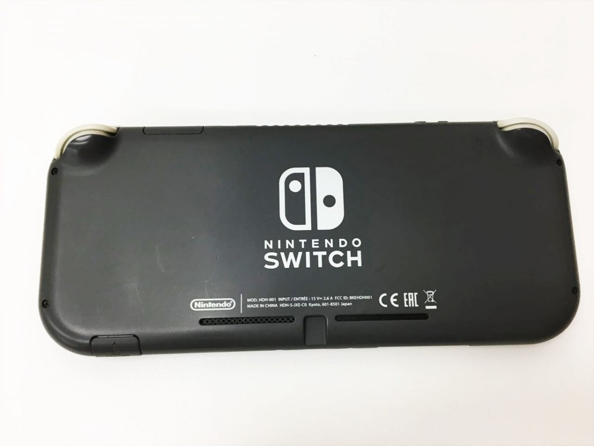 【1円】任天堂 Nintendo Switch Lite 本体 セット グレー ニンテンドースイッチライト 未検品ジャンク タバコ臭 H03-989rm/F3_画像3