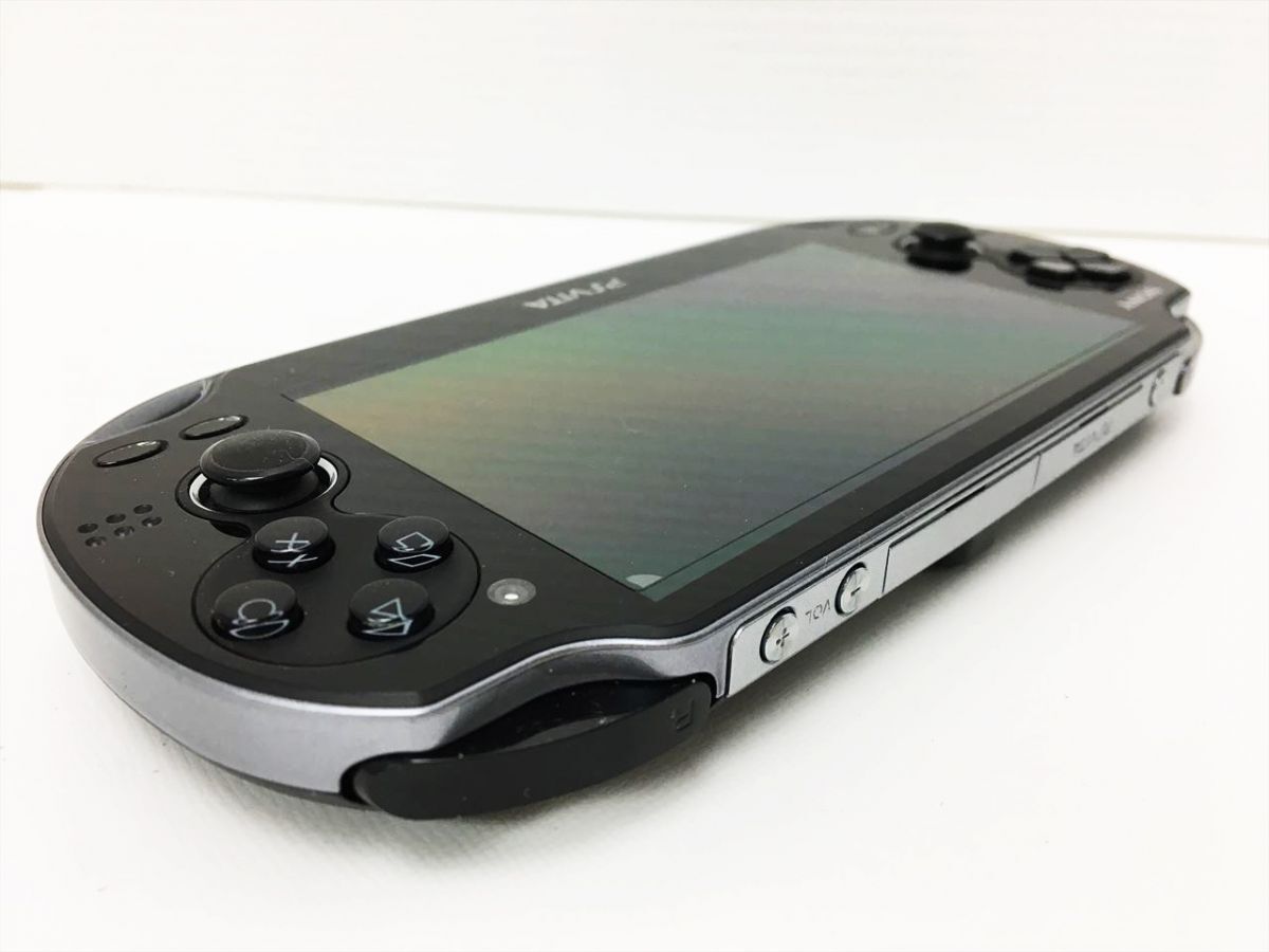 【1円】PSVITA 本体 セット ブラック PCH-1100 3G/Wi-Fi SONY Playstation Vita 動作確認済 H01-892rm/F3の画像4