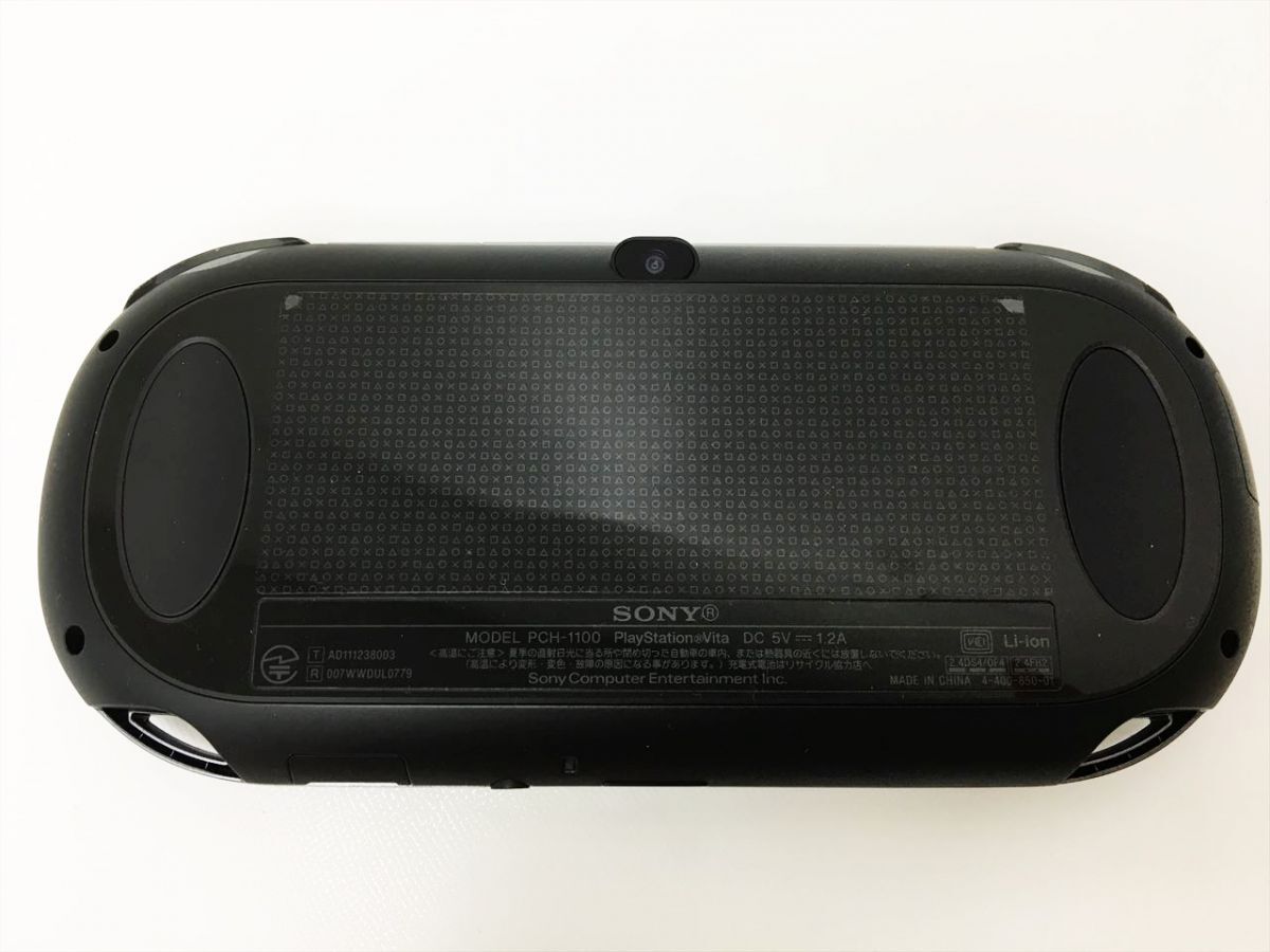 【1円】PSVITA 本体 セット ブラック PCH-1100 3G/Wi-Fi SONY Playstation Vita 動作確認済 H01-892rm/F3の画像3