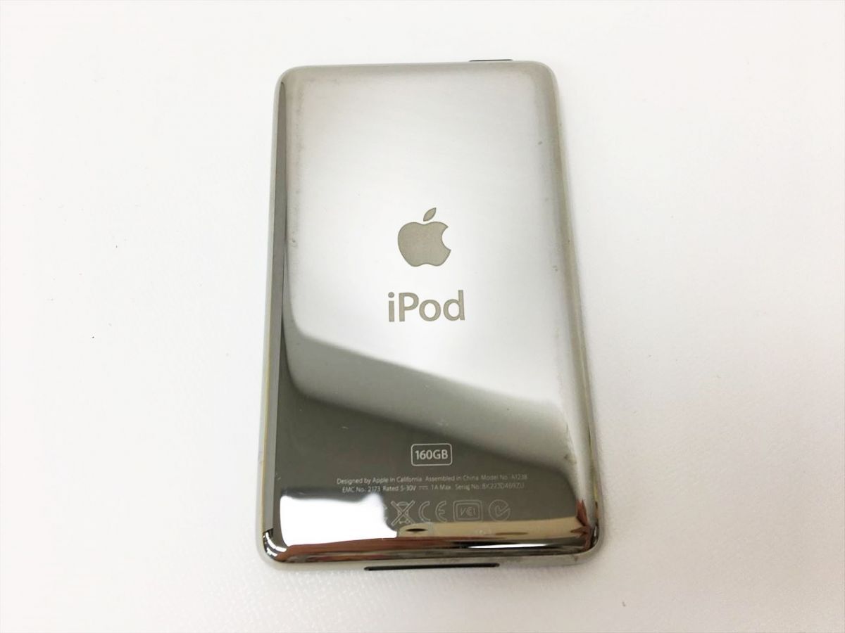 【1円】Apple iPod classic 本体 160GB A1239 ブラック 未検品ジャンク アイポッド クラシック H03-1002rm/F3の画像2