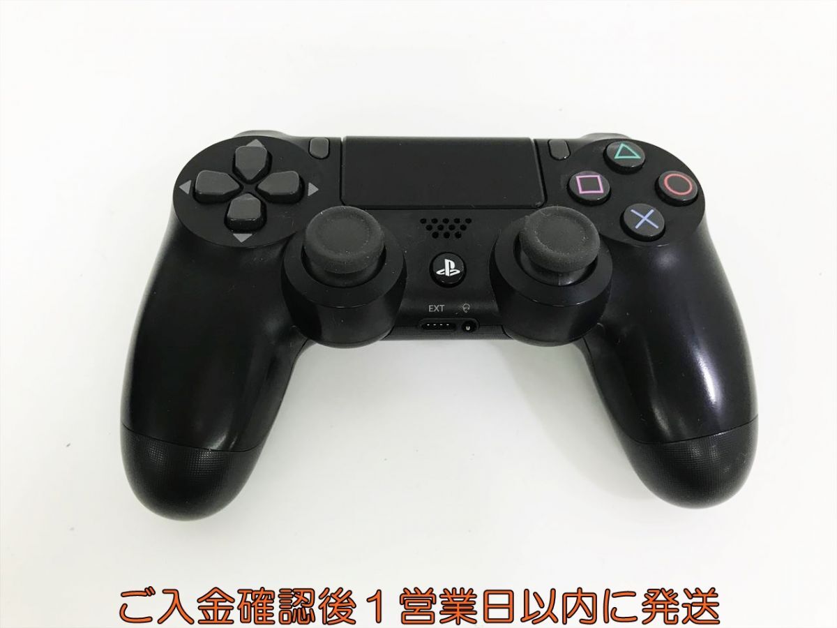 【1円】PS4 純正 ワイヤレスコントローラー DUALSHOCK4 ブラック 動作確認済 SONY PlayStation4 若干タバコ臭 G05-412kk/F3の画像1
