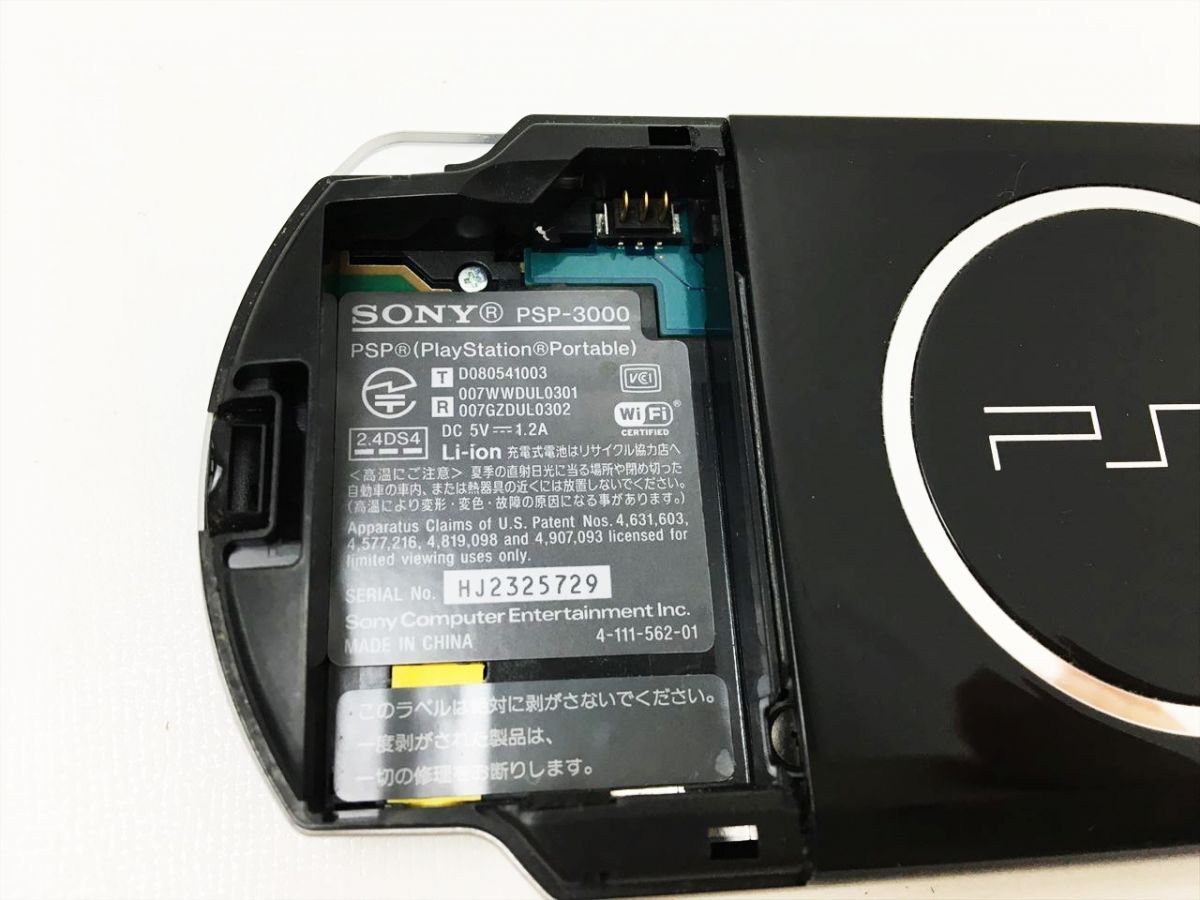 【1円】SONY Playstation Portable 本体 PSP-3000 ブラック 初期化済 動作確認済 バッテリーなし H01-883rm/F3の画像5