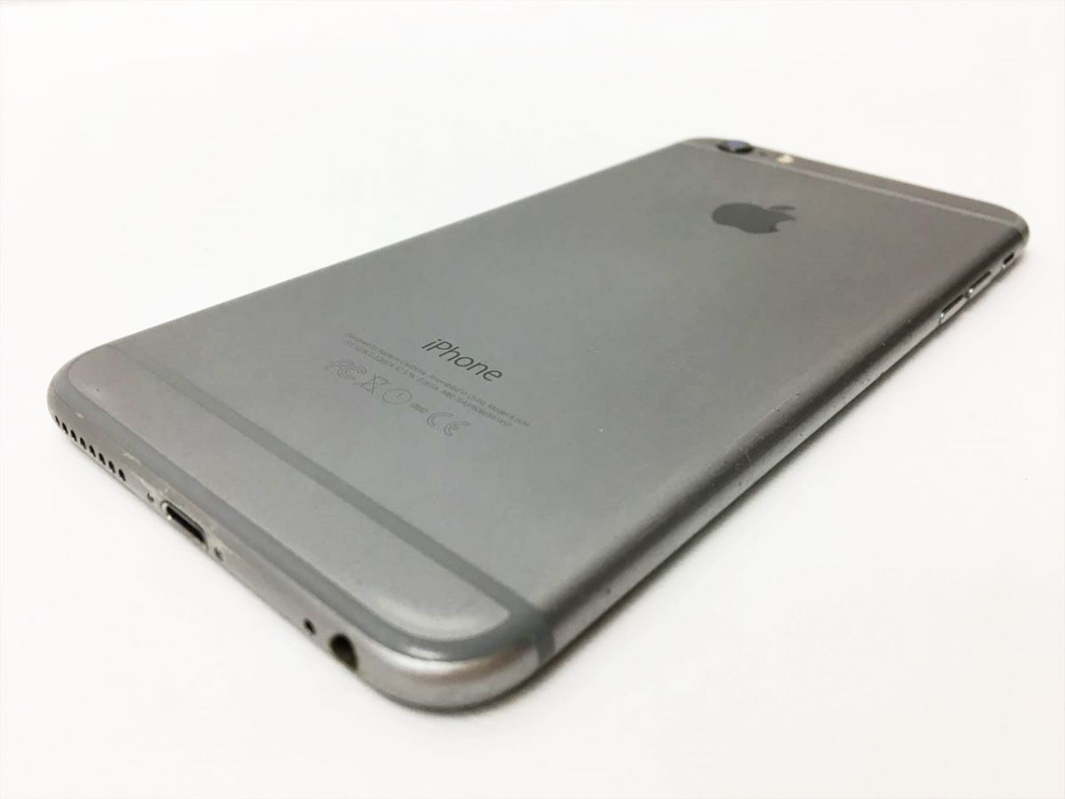 【1円】Apple iPhone 6 Plus A1524 未検品ジャンク アップル アイフォン シルバー J05-1021rm/F3の画像4
