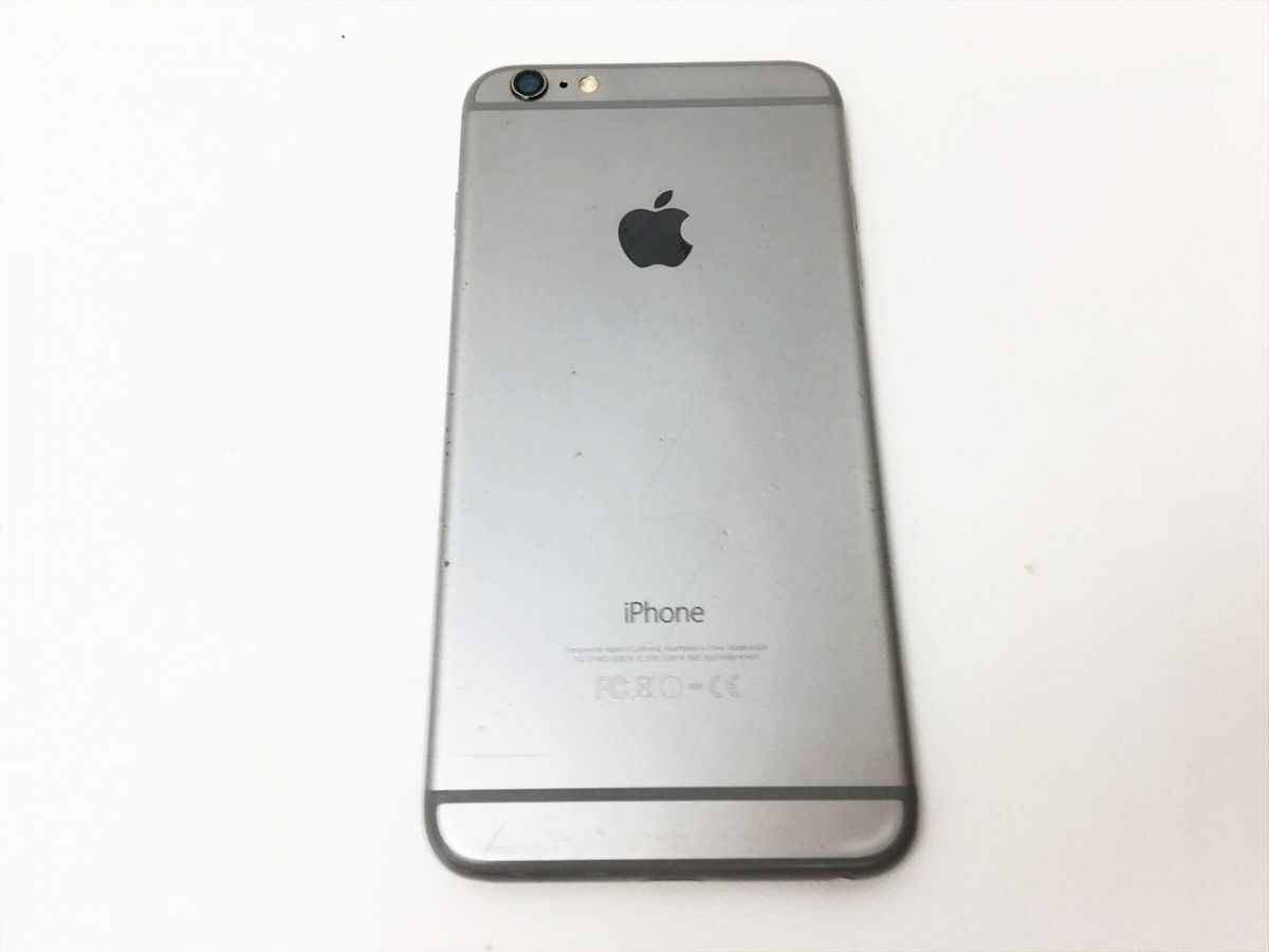 【1円】Apple iPhone 6 Plus A1524 未検品ジャンク アップル アイフォン シルバー J05-1021rm/F3の画像2
