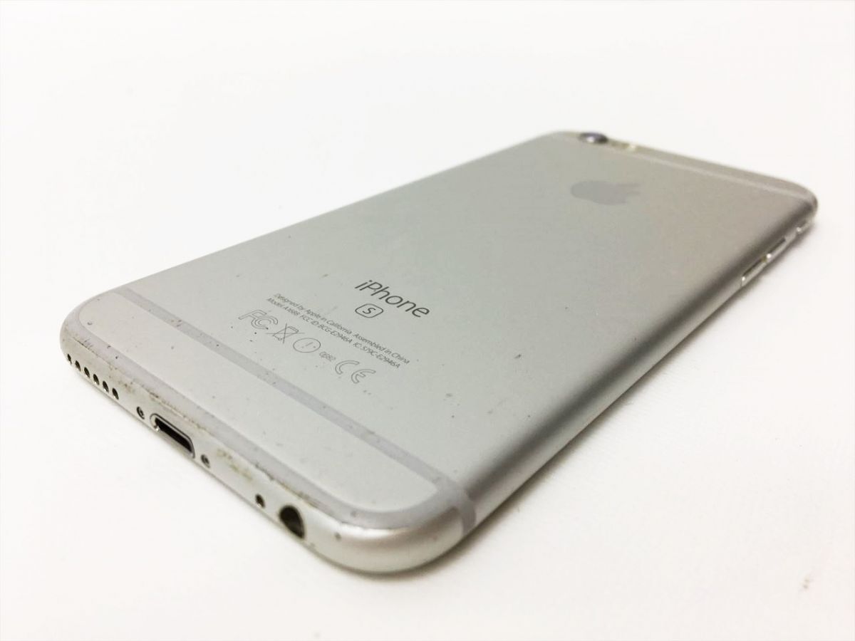 【1円】Apple iPhone 6s A1688 未検品ジャンク アップル アイフォン シルバー J05-1027rm/F3の画像4