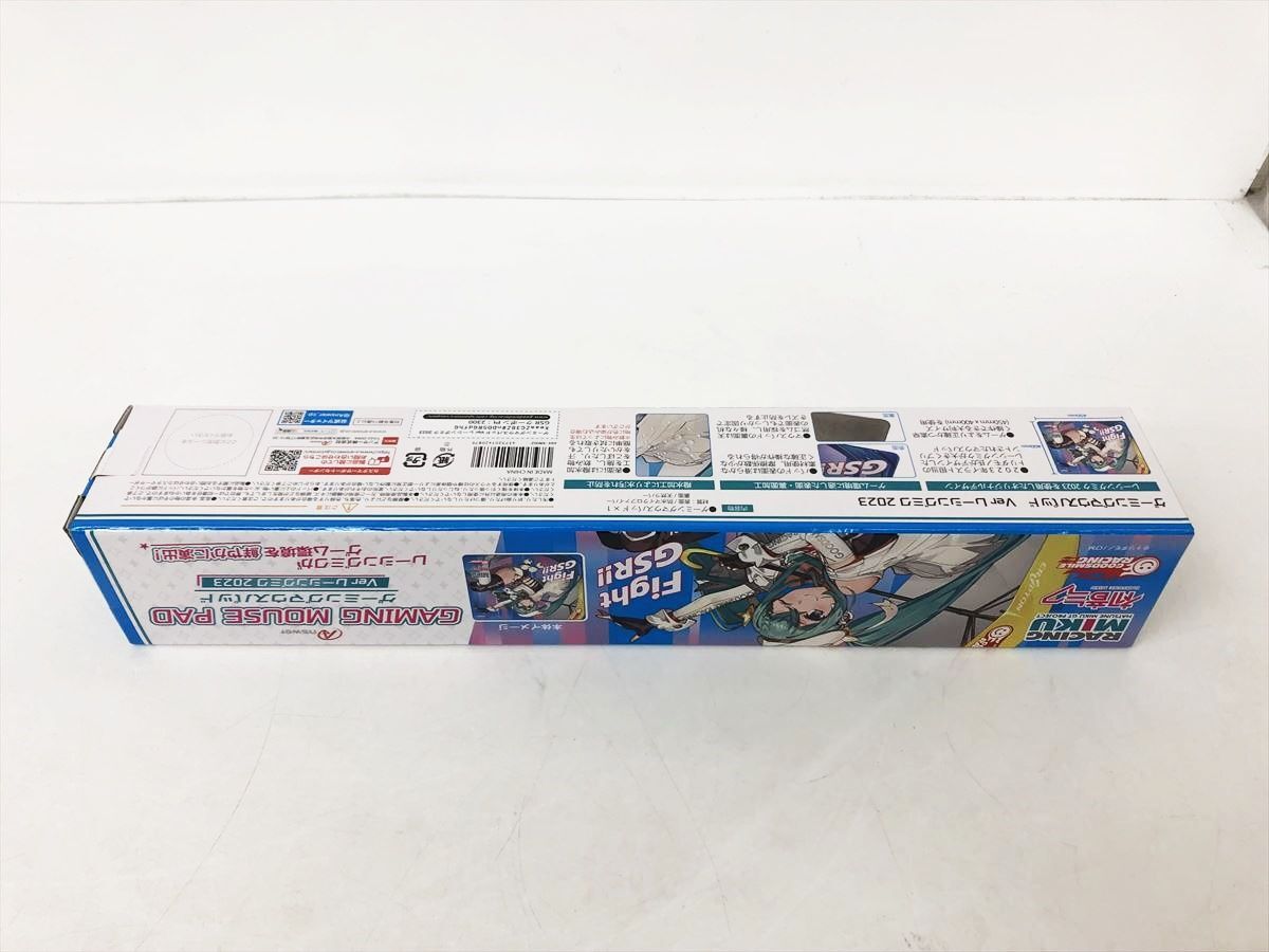 [1 иен ] не использовался товар нераспечатанный ge-ming коврик для мыши Ver рейсинг Miku 2023 450mm*400mmtolida моно EC45-950jy/F3