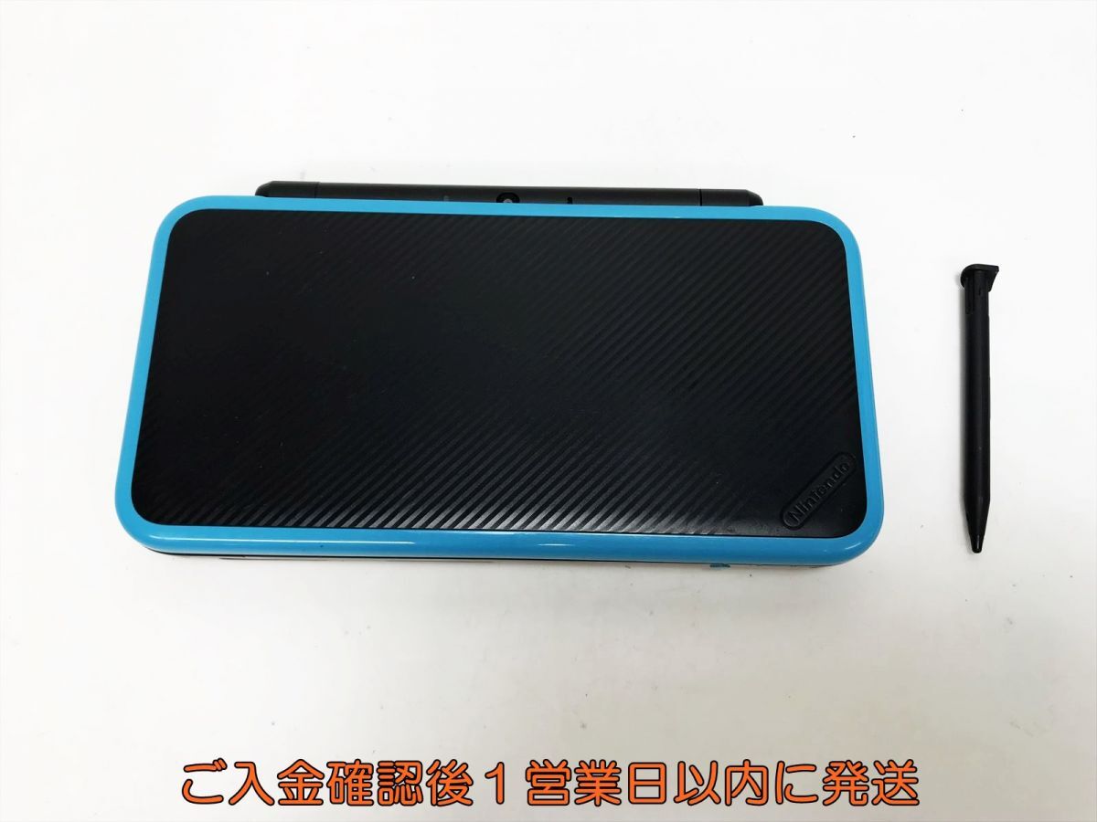 [1 jpy ]New Nintendo 2DSLL body black / turquoise nintendo JAN-001 the first period ./ operation verification settled 2DS LL H09-152yk/F3