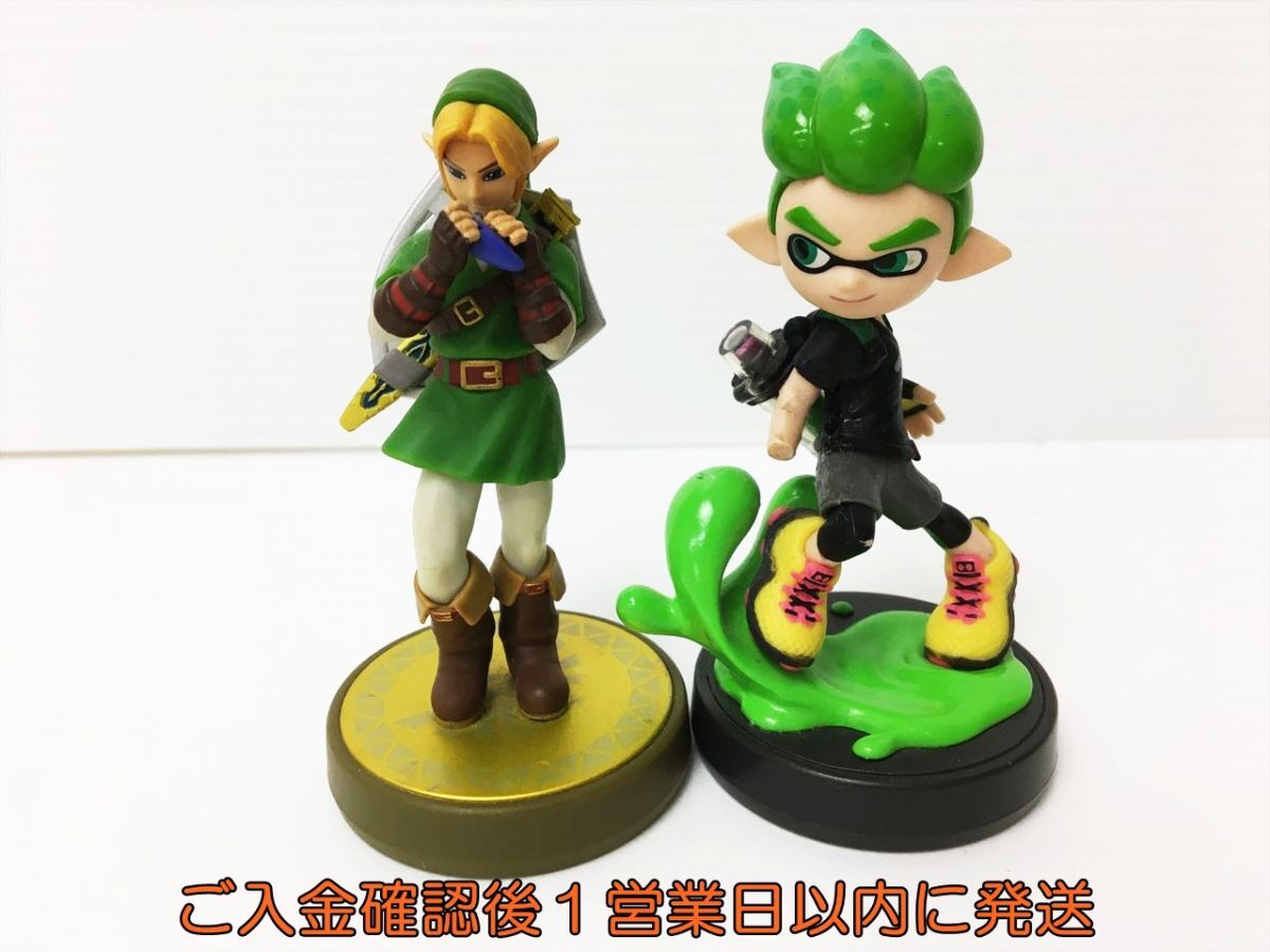 【1円】任天堂 amiibo アミーボ まとめ売り セット 未検品ジャンク ゼルダの伝説 リンク スプラトゥーン イカボーイ G01-504rm/F3の画像1