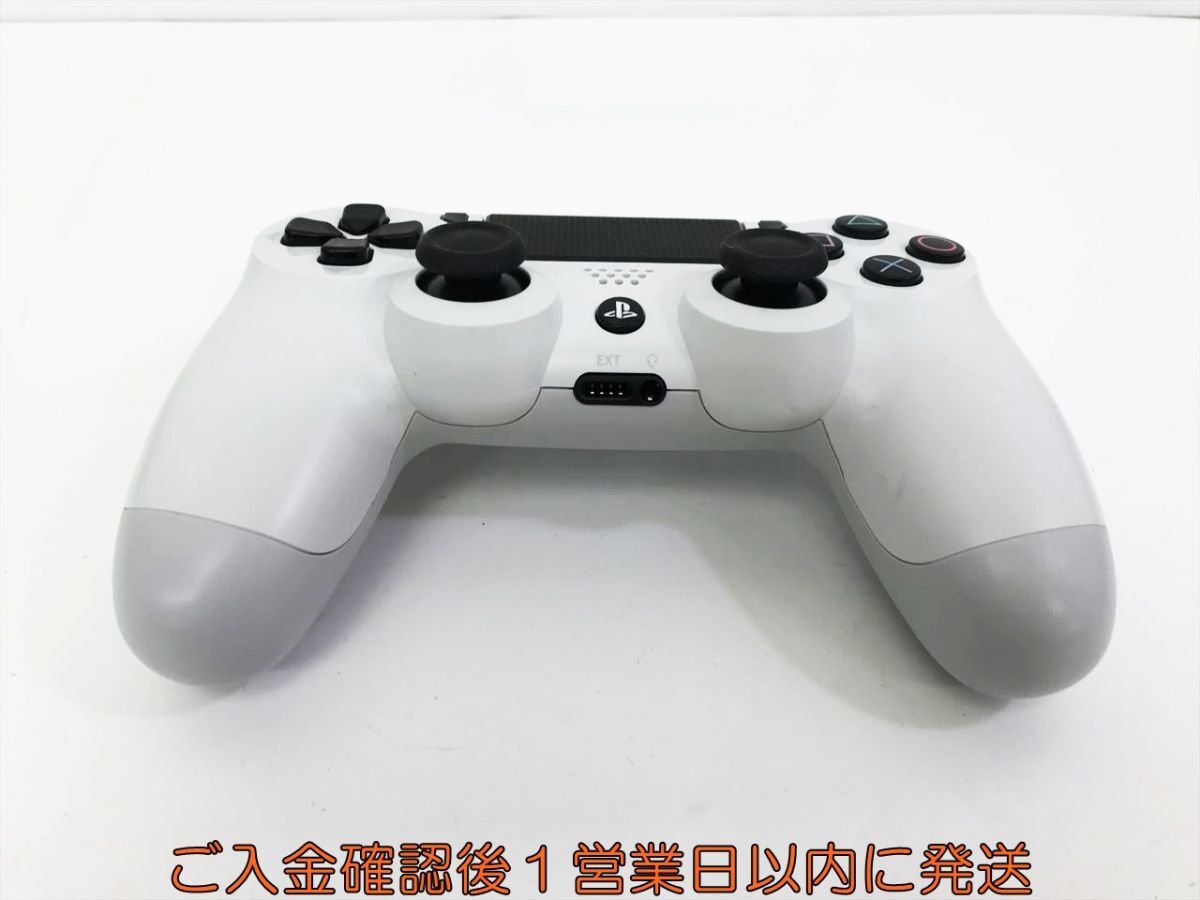 【1円】PS4 純正 ワイヤレスコントローラー DUALSHOCK4 ホワイト 動作確認済 SONY PlayStation4 J07-312kk/F3_画像2