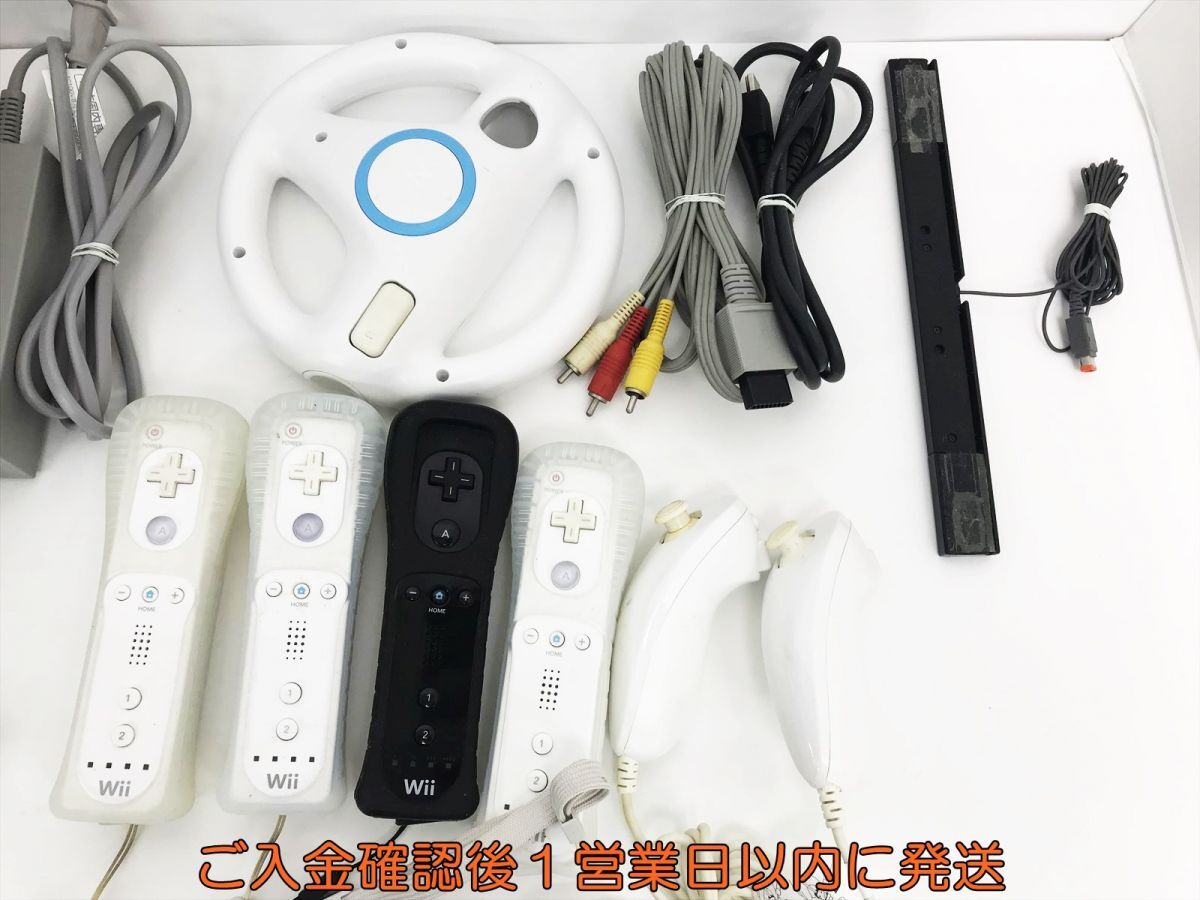 【1円】任天堂 ニンテンドーWii 本体 周辺機器 まとめ売り セット 未検品ジャンク リモコン等 F09-708yy/G4の画像2