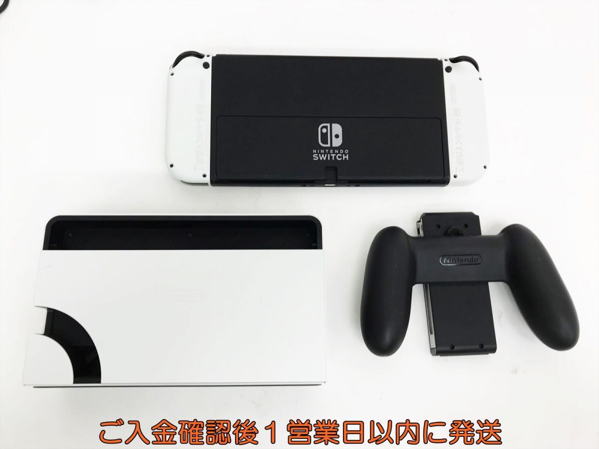 【1円】任天堂 有機ELモデル Nintendo Switch 本体 セット ホワイト 初期化/動作確認済 スイッチ G03-320yy/G4_画像4