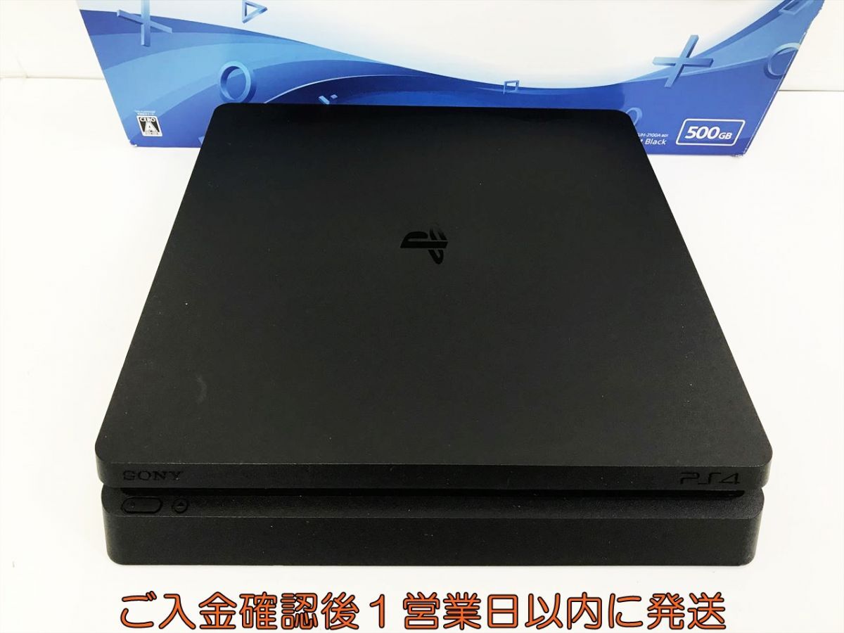 【1円】PS4 本体/箱 セット 500GB ブラック SONY PlayStation4 CUH-2100A 初期化/動作確認済 プレステ4 M05-211kk/G4_画像3