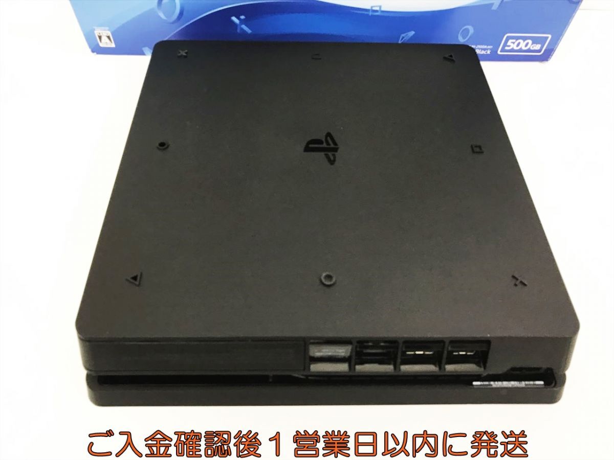 【1円】PS4 本体/箱 セット 500GB ブラック SONY PlayStation4 CUH-2100A 初期化/動作確認済 プレステ4 M05-211kk/G4の画像4