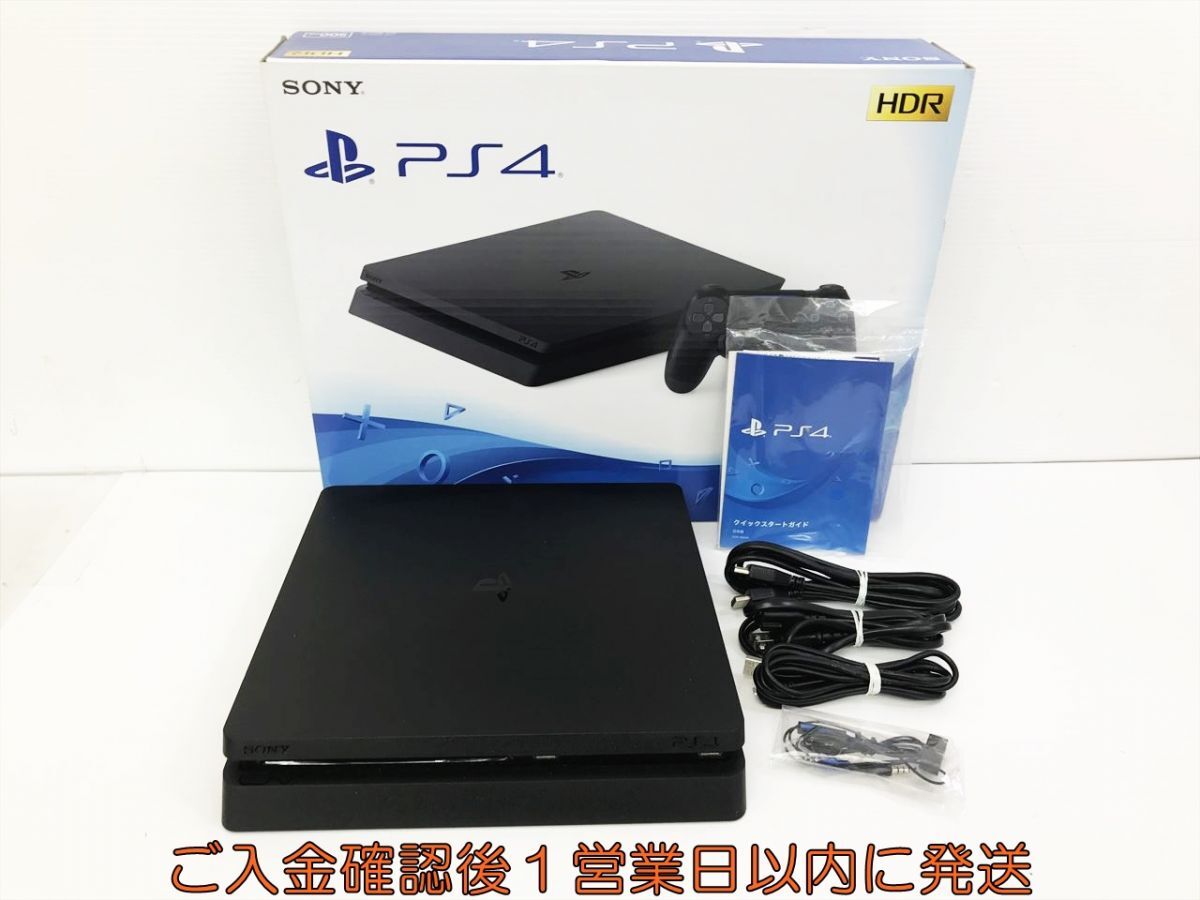 【1円】PS4 本体/箱 セット 500GB ブラック SONY PlayStation4 CUH-2100A 初期化/動作確認済 プレステ4 M05-211kk/G4_画像1