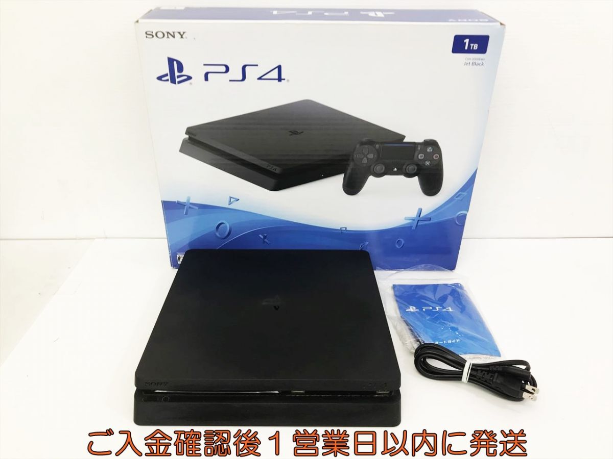 【1円】PS4 本体/箱 セット 1TB ブラック SONY PlayStation4 CUH-2000B 初期化/動作確認済 プレステ4 M05-213kk/G4の画像1