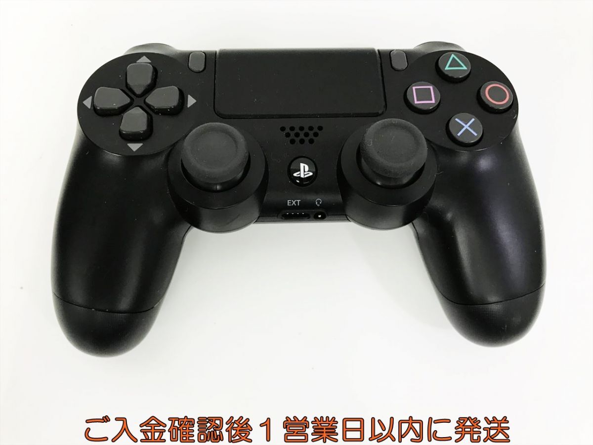 【1円】PS4 純正 ワイヤレスコントローラー DUALSHOCK4 ブラック 未検品ジャンク SONY PlayStation4 M06-420kk/F3の画像1
