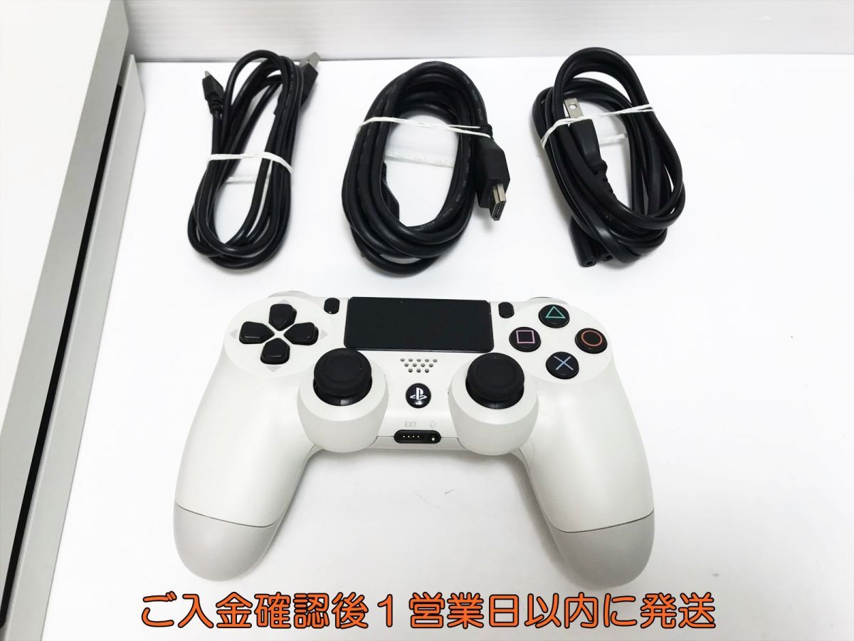 【1円】PS4 本体 セット 500GB ホワイト SONY PlayStation4 CUH-1200A 初期化/動作確認済 プレステ4 FW5.55 K04-031yk/G4の画像2