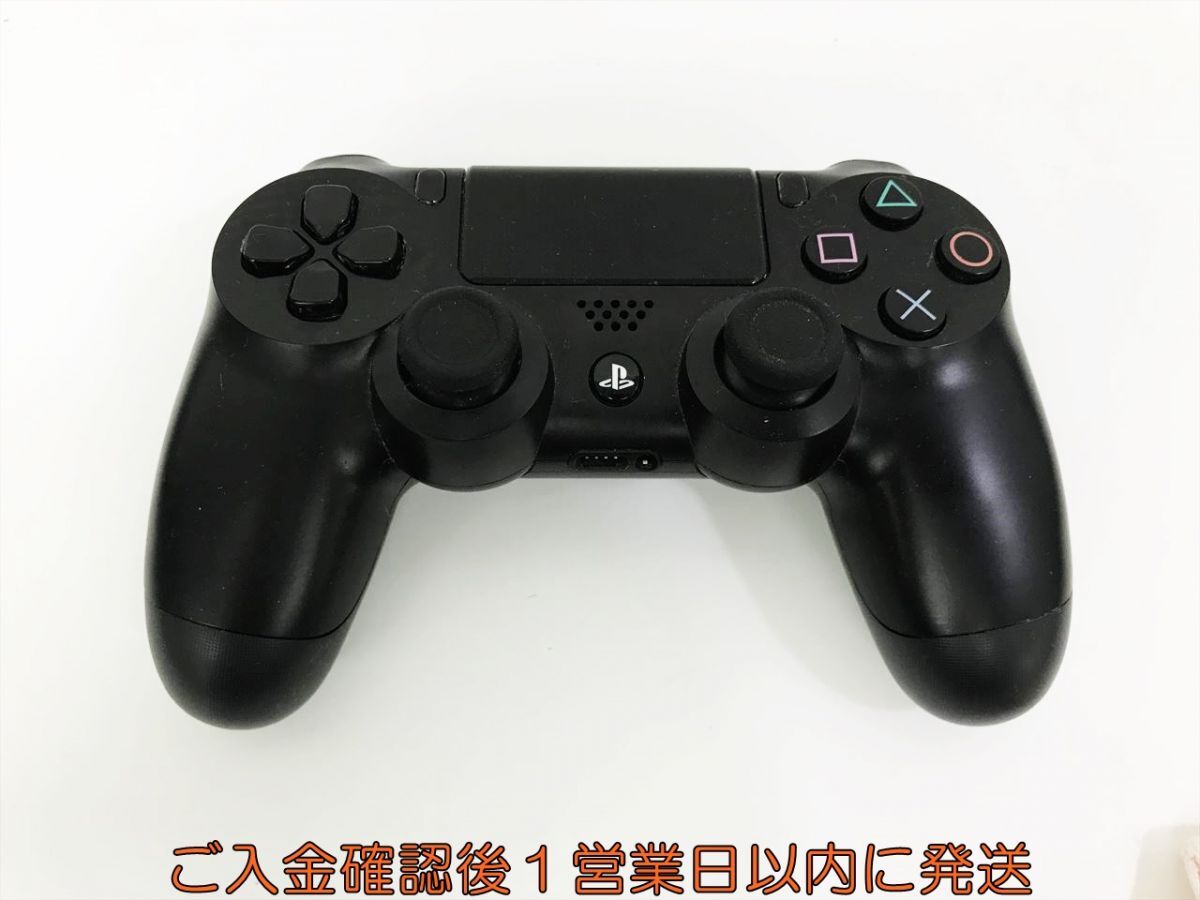 【1円】PS4 純正 ワイヤレスコントローラー DUALSHOCK4 ブラック 未検品ジャンク SONY PlayStation4 M07-166kk/F3_画像1