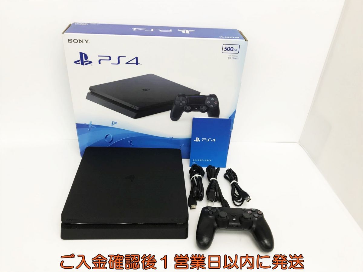 【1円】PS4 本体セット　500GB ブラック SONY PlayStation4 CUH-2000A 初期化/動作確認済 L03-663yy/G4_画像1