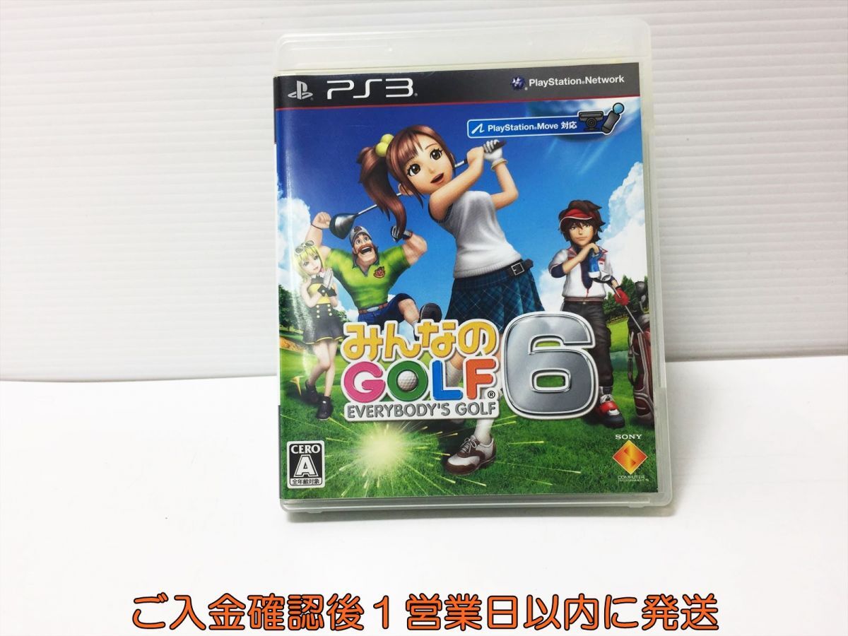 【1円】PS3 みんなのGOLF 6 プレステ3 ゲームソフト 1A0112-062ka/G1_画像1