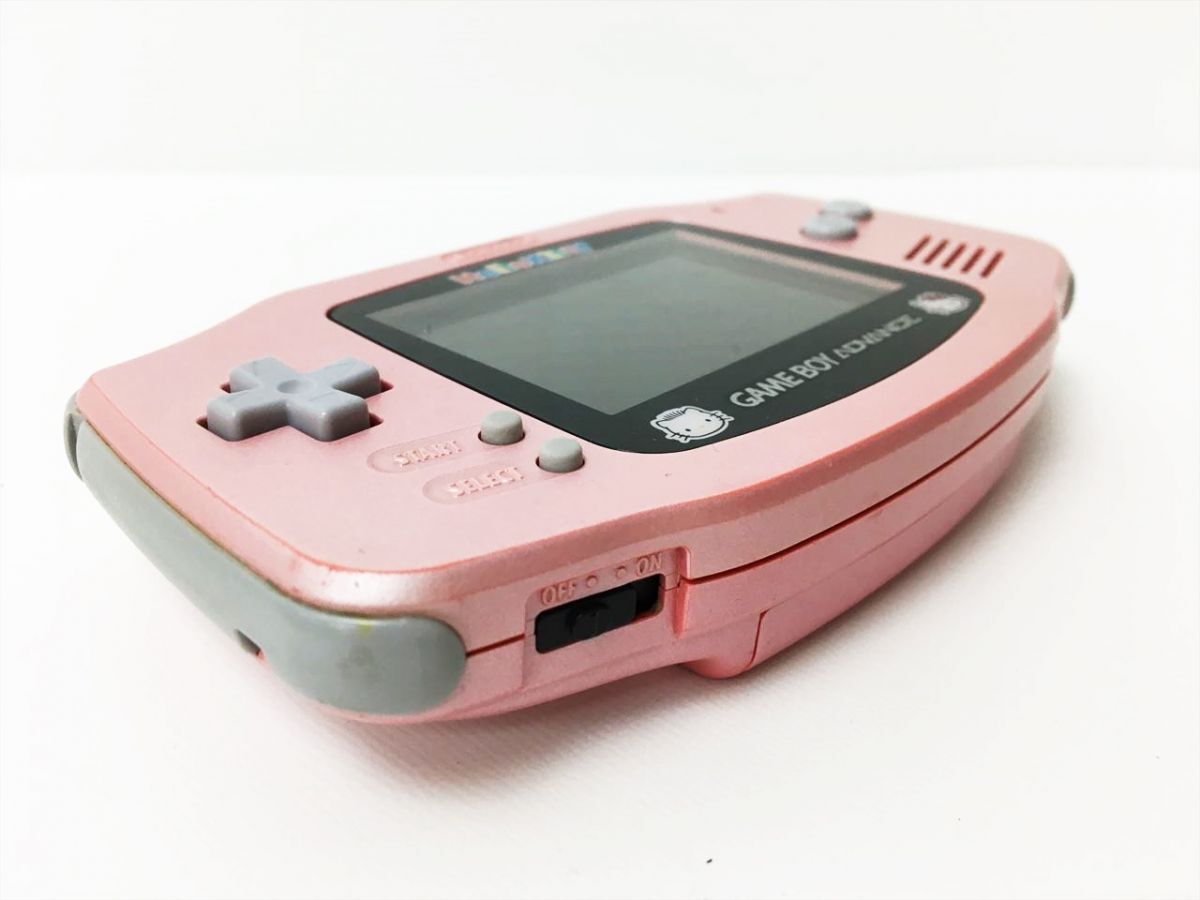 【1円】任天堂 ゲームボーイアドバンス 本体 ハローキティ AGB-001 未検品ジャンク GBA ピンク H02-766rm/F3_画像4