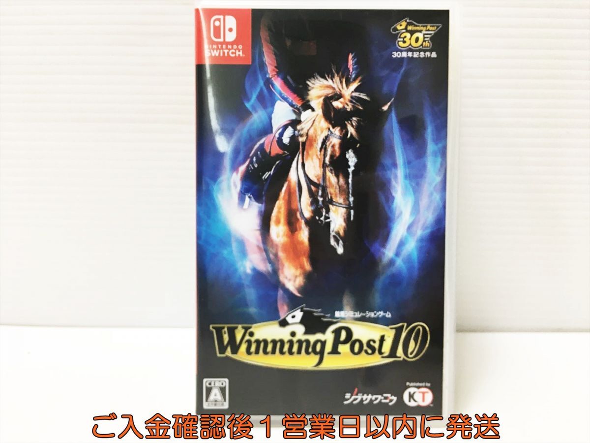 [1 jpy ]Switch Winning Post 10 game soft condition excellent 1A0122-482mk/G1