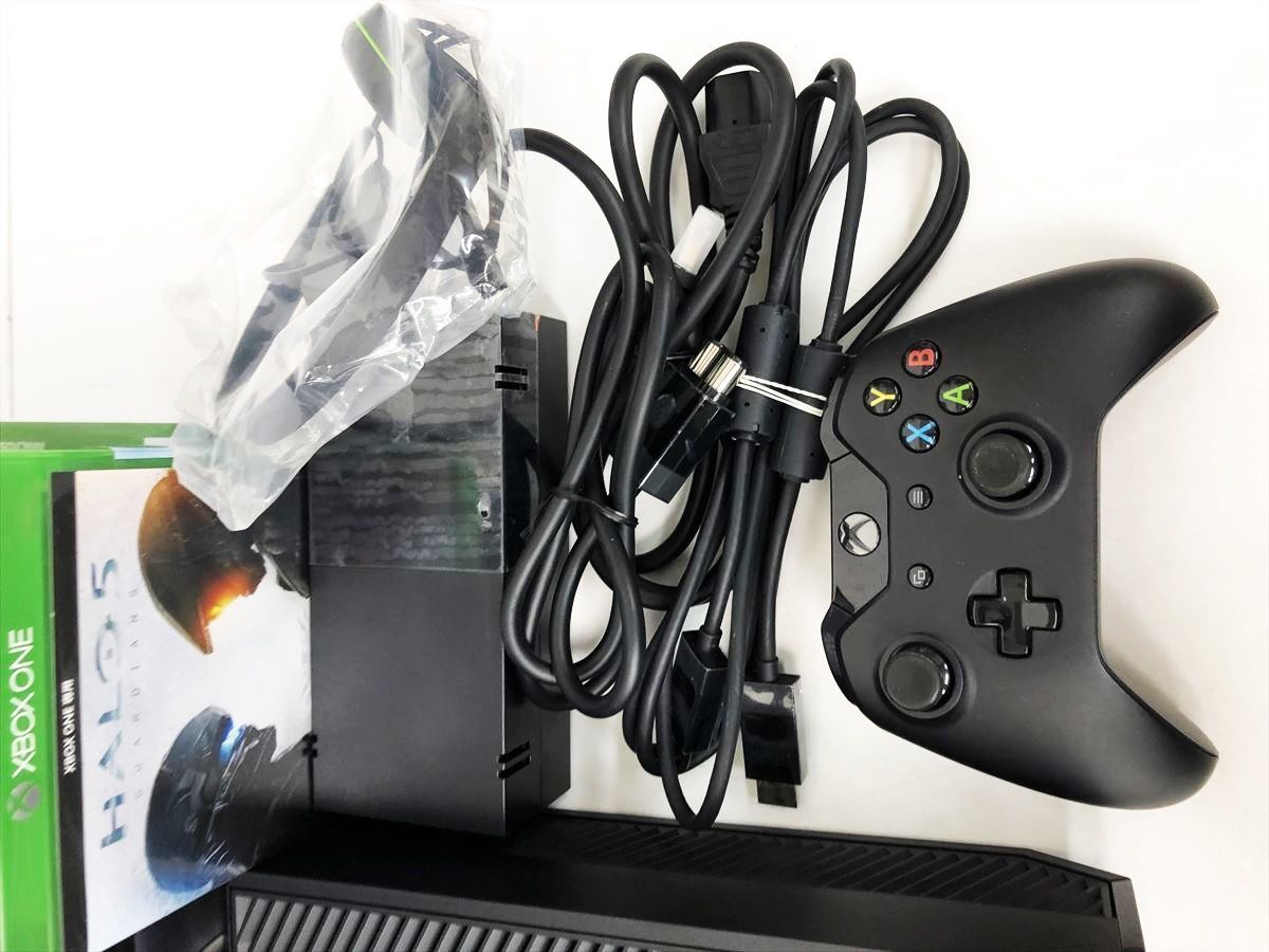 【1円】Microsoft XBOX ONE 本体 セット 500GB ブラック 未検品ジャンク Model 1540 DC11-007jy/G4_画像2