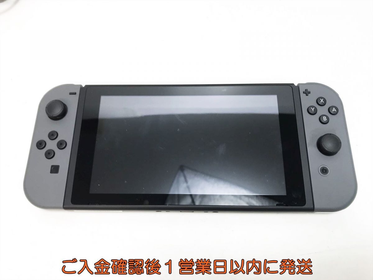 【1円】任天堂 新モデル Nintendo Switch 本体 セット グレー ニンテンドースイッチ 初期化/動作確認済 新型 J07-374yk/G4_画像2