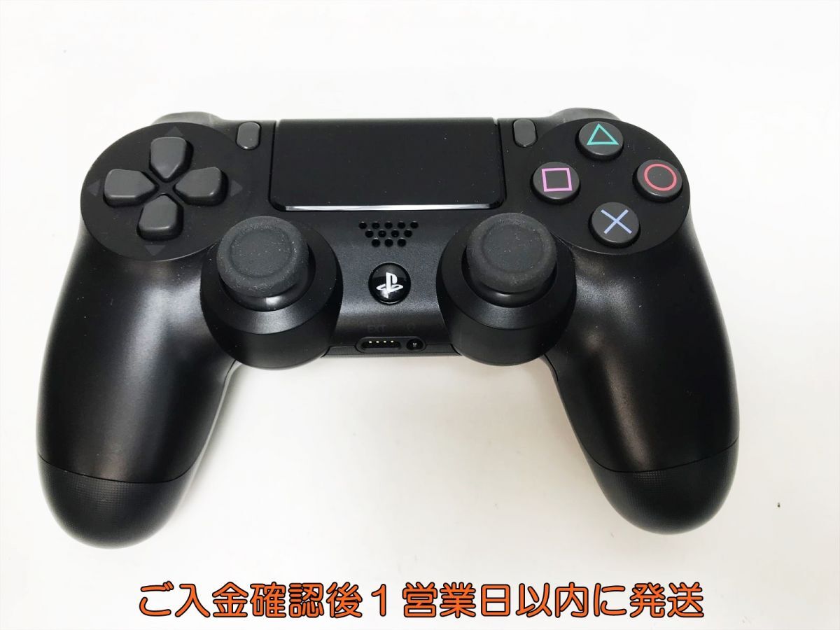 【1円】PS4 純正 ワイヤレスコントローラー DUALSHOCK4 ブラック 未検品ジャンク SONY Playstation4 プレステ4 J07-385yk/F3_画像1