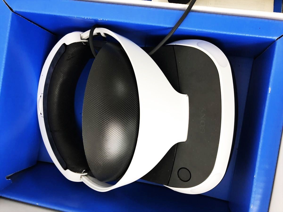 【1円】SONY PlayStation VR 本体 ヘッドセット カメラ同梱版 PS4 PSVR CUH-ZVR2 未検品ジャンク DC09-931jy/G4_画像3