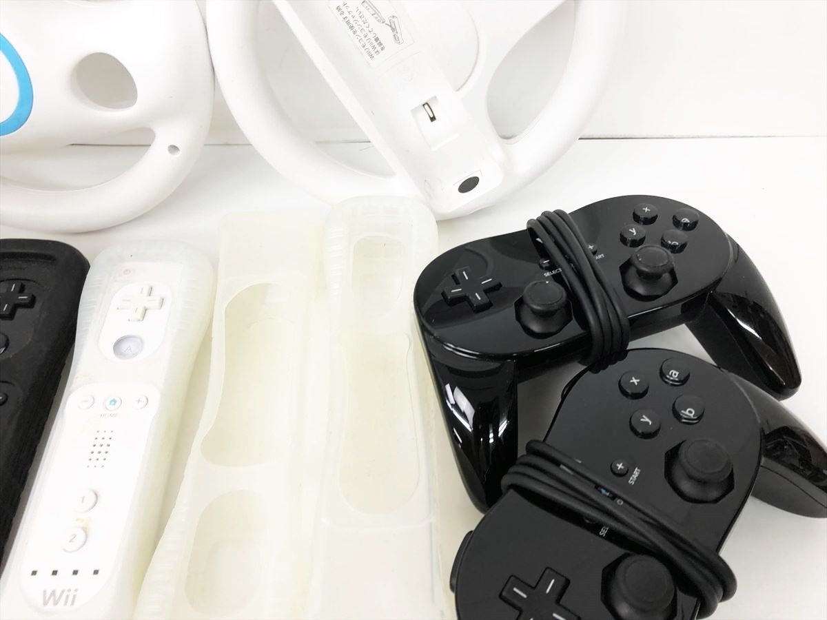 【1円】任天堂 ニンテンドーWii 本体 周辺機器 まとめ売り セット 未検品ジャンク リモコン コントローラー等 DC09-933jy/G4_画像3