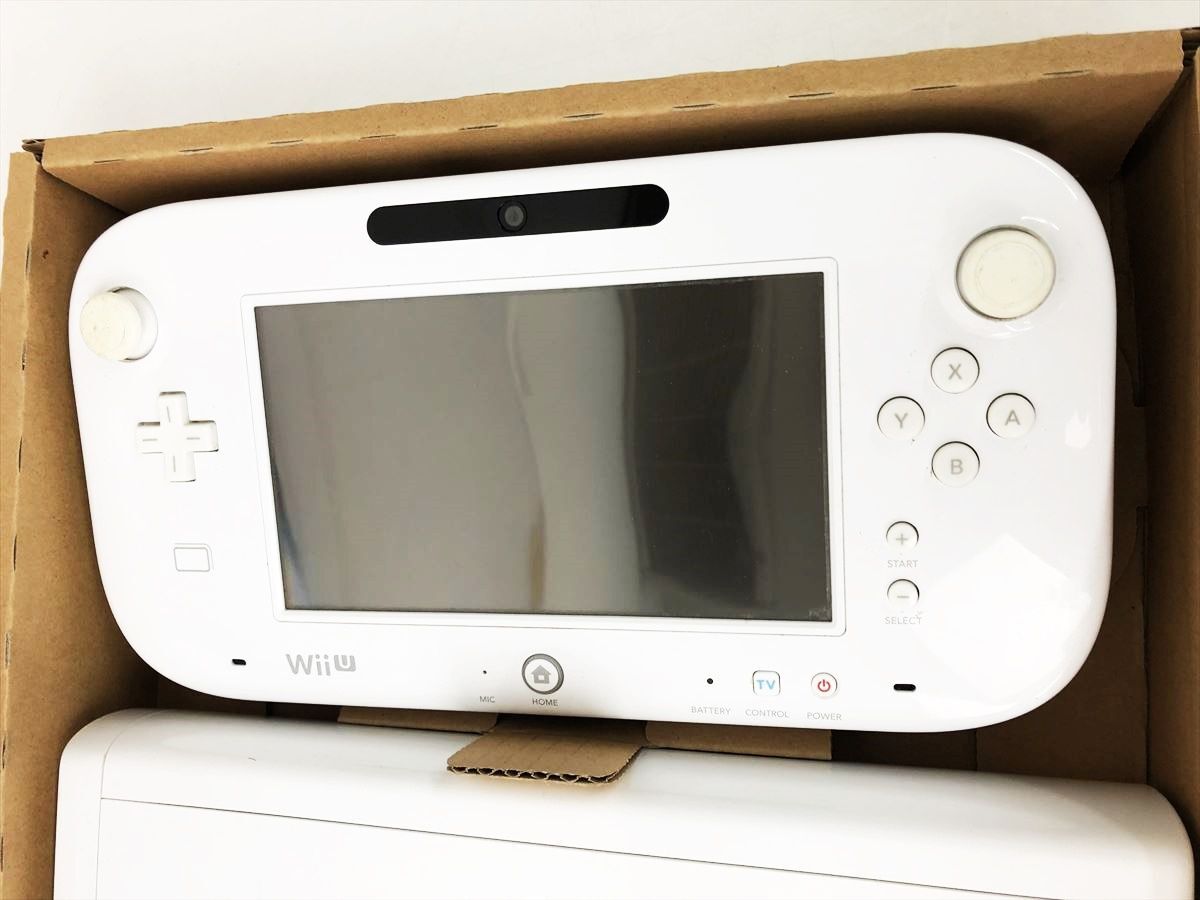 【1円】任天堂 WiiU ファミリープレミアムセット 32GB ホワイト ニンテンドーWii U 未検品ジャンク DC09-935jy/G4_画像2