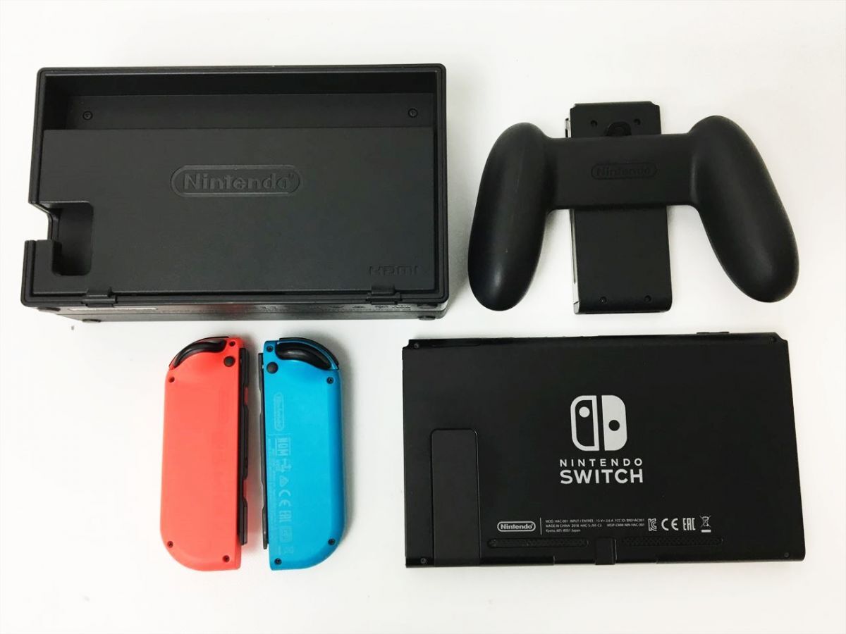 【1円】任天堂 Nintend Switch 本体 セット ネオンブルー/ネオンレッド ニンテンドースイッチ 動作確認済 J03-155rm/G4_画像4