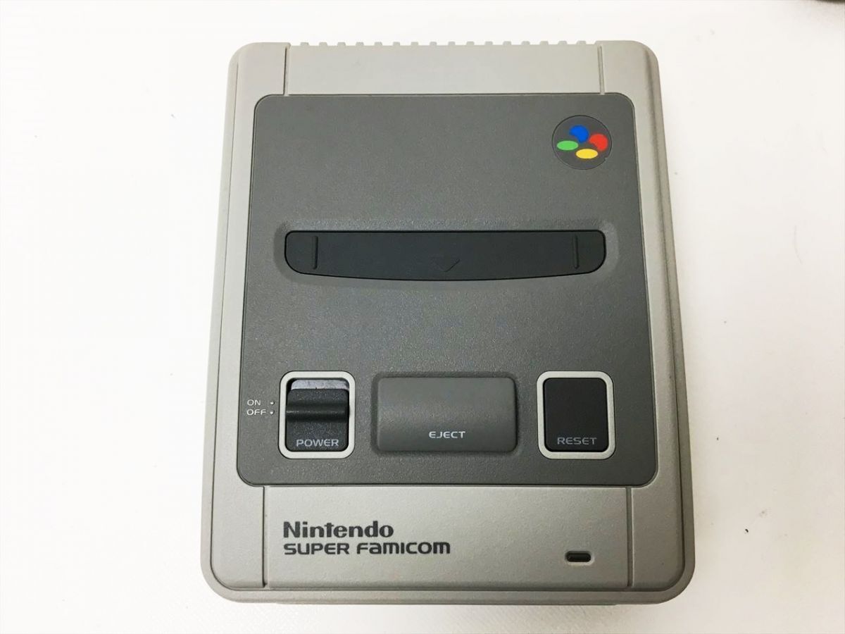 [1 jpy ] nintendo Nintendo Classic Mini Super Famicom body / controller set operation verification settled light box scratch H01-942rm/F3
